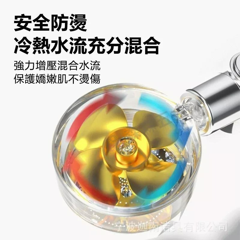 蓮蓬頭 增壓過濾蓮蓬頭 渦輪增壓蓮蓬頭 過濾蓮蓬頭 除氯 省水 負離子 濾芯 花灑 捕夢網 台灣現貨 贈濾心【森森五金】-細節圖6