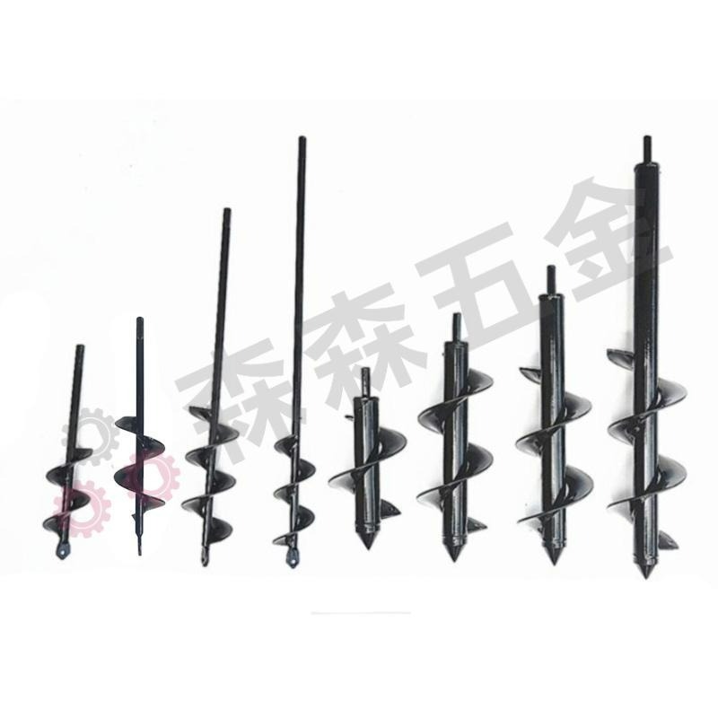 鬆土鑽 電鑽螺旋鬆土 園藝種植打洞神器 合金地鑽鑽頭 花園種花 菜地種菜 挖土 鑽土必備 麻花鑽頭【森森五金】-細節圖2