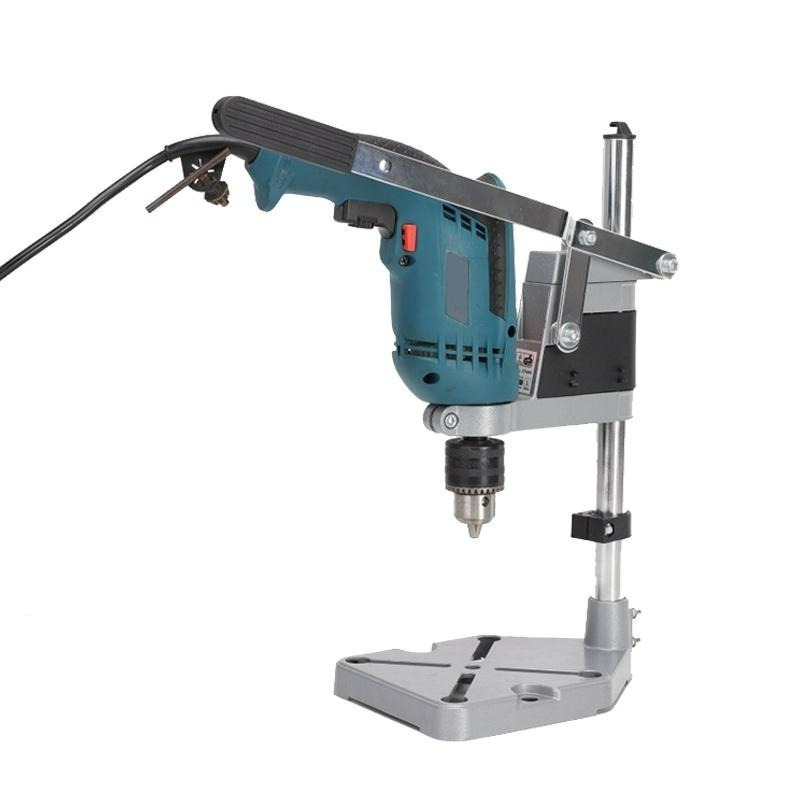 手電鑽支架 雙孔電鑽支架 固定 多功能電鑽支架 電鑽變鑽床 雙孔電鑽支架 電鑽鑽孔架 電鑽鑽孔座【森森五金】-細節圖4