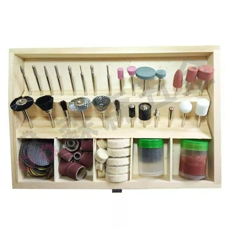 DIY工具打磨拋光組套 100件套電磨套裝配件雕刻 打磨 &拋光機組套電動工具配件【森森五金】-細節圖8