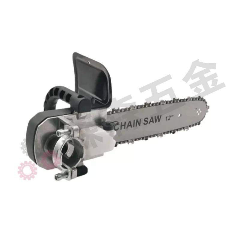 角磨機轉電鏈鋸 磨光機變電鏈鋸 套装12吋型家用木工多功能小型木鋸 伐木鋸支架配件套【森森五金】-細節圖2