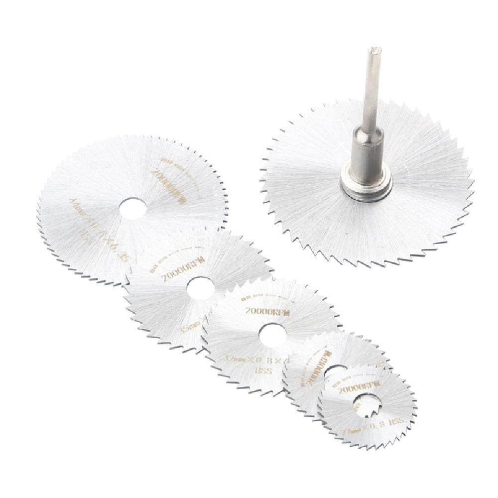 電磨機配件 高速鋼切割片 鋸片 7PC 木工工具 木工鋸片 塑料鋸片 電鑽迷你小切片 小圓鋸片 【森森五金】-細節圖2