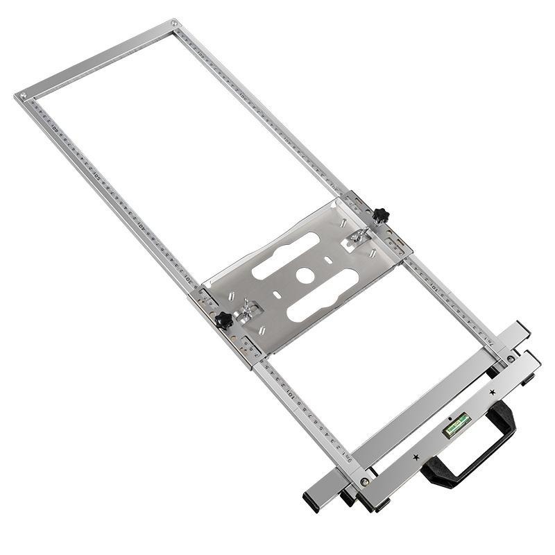 裁板神器 多功能裁板器 便攜式 切木板 瓷磚 靠山 切割機固定架 高精度木工工具 修邊機 切割機【森森五金】-細節圖2