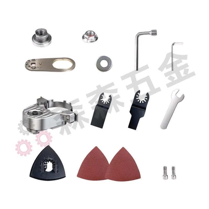 砂輪機改磨切機 開槽神器 擺動剷 多用途 超音波切割機 多功能鋸 磨切機 魔切機 打磨 切割 拋光 砂輪機【森森五金】-細節圖2