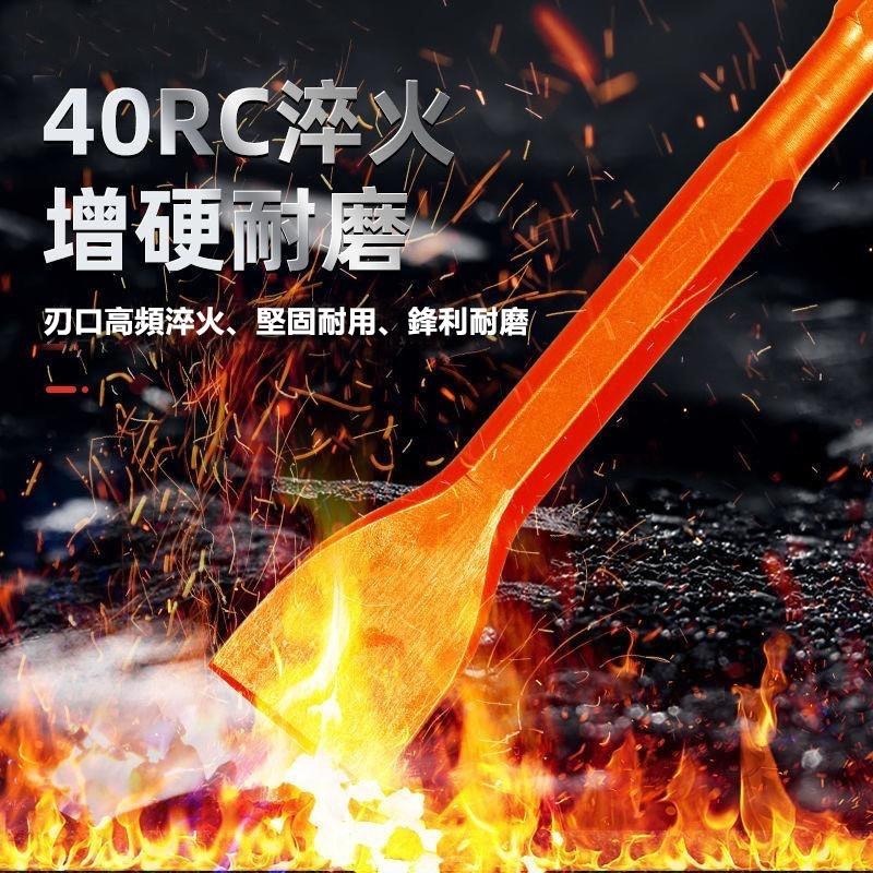 拆銅神器 全套電機銅線工具 拆卸電鎬電錘 拆螺絲 拆銅線 拆舊廢機鑿子 扁鏟 方柄 圓柄 四坑 兩坑兩槽 【森森五金】-細節圖4