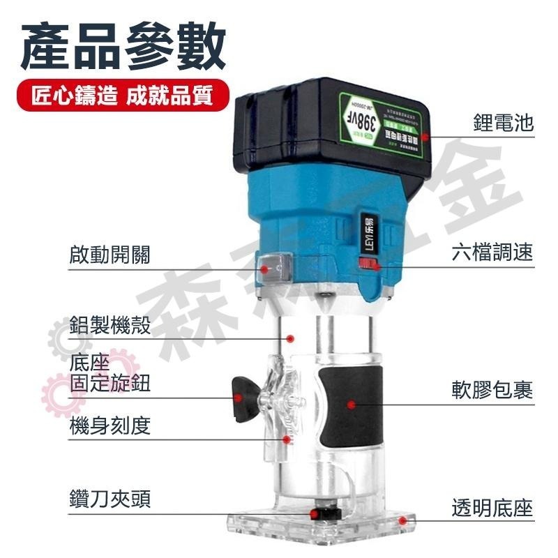 修邊機 裁切機 電動修邊機 牧田款 石膏板修邊機  木工 裁切機 切邊機 木工鋁体修邊機 開孔機 切割機【森森五金】-細節圖3
