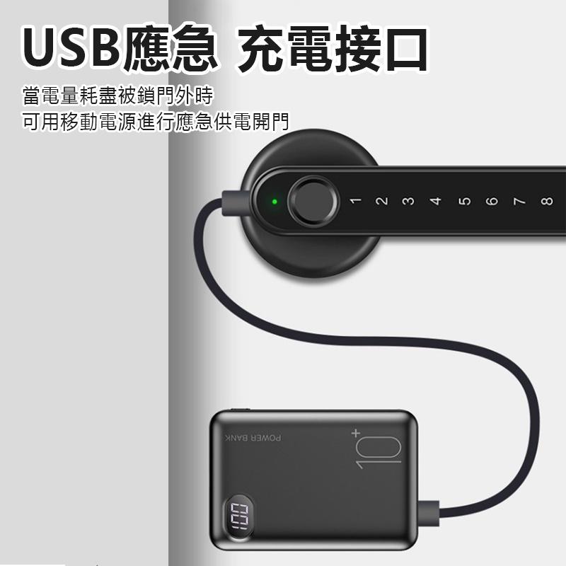 指紋鎖 喇叭鎖 密碼鎖 電子鎖 開鎖 四合一智慧鎖 木門指紋鎖 辦公室指紋鎖 房間門指紋鎖【森森五金】-細節圖6