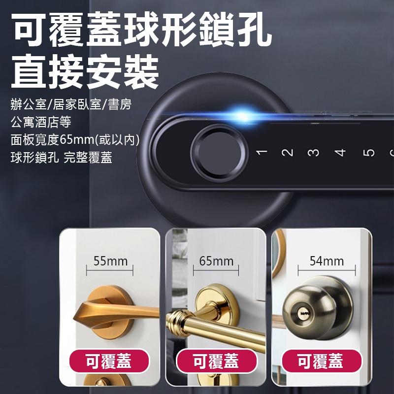 指紋鎖 喇叭鎖 密碼鎖 電子鎖 開鎖 四合一智慧鎖 木門指紋鎖 辦公室指紋鎖 房間門指紋鎖【森森五金】-細節圖9