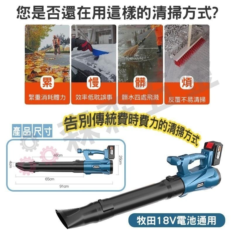 鼓風機 吹風機 吹葉機 吹灰機 吹塵機 牧田款【台灣現貨保固一年】 【森森五金】-細節圖9