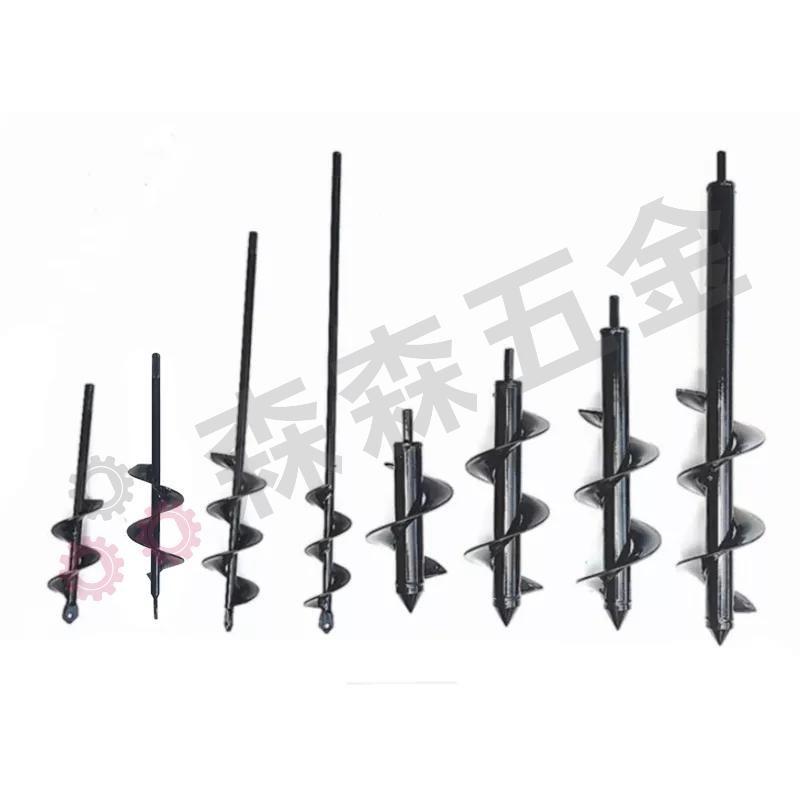 鬆土鑽 電鑽螺旋鬆土 園藝種植打洞神器 合金地鑽鑽頭 花園種花 菜地種菜 挖土 鑽土 鬆土必備 麻花鑽頭【森森五金】-細節圖2