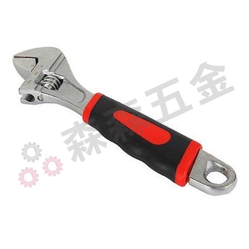 L212系列 活動扳手 帶刻度 防滑設計 10寸/8寸活動扳手【森森五金】-細節圖2