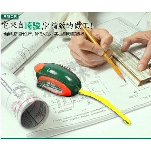 止滑 5M 捲尺 多功能建築裝潢測量 5米 耐磨 塑料 鋼捲尺 高精度捲尺【森森五金】-細節圖3