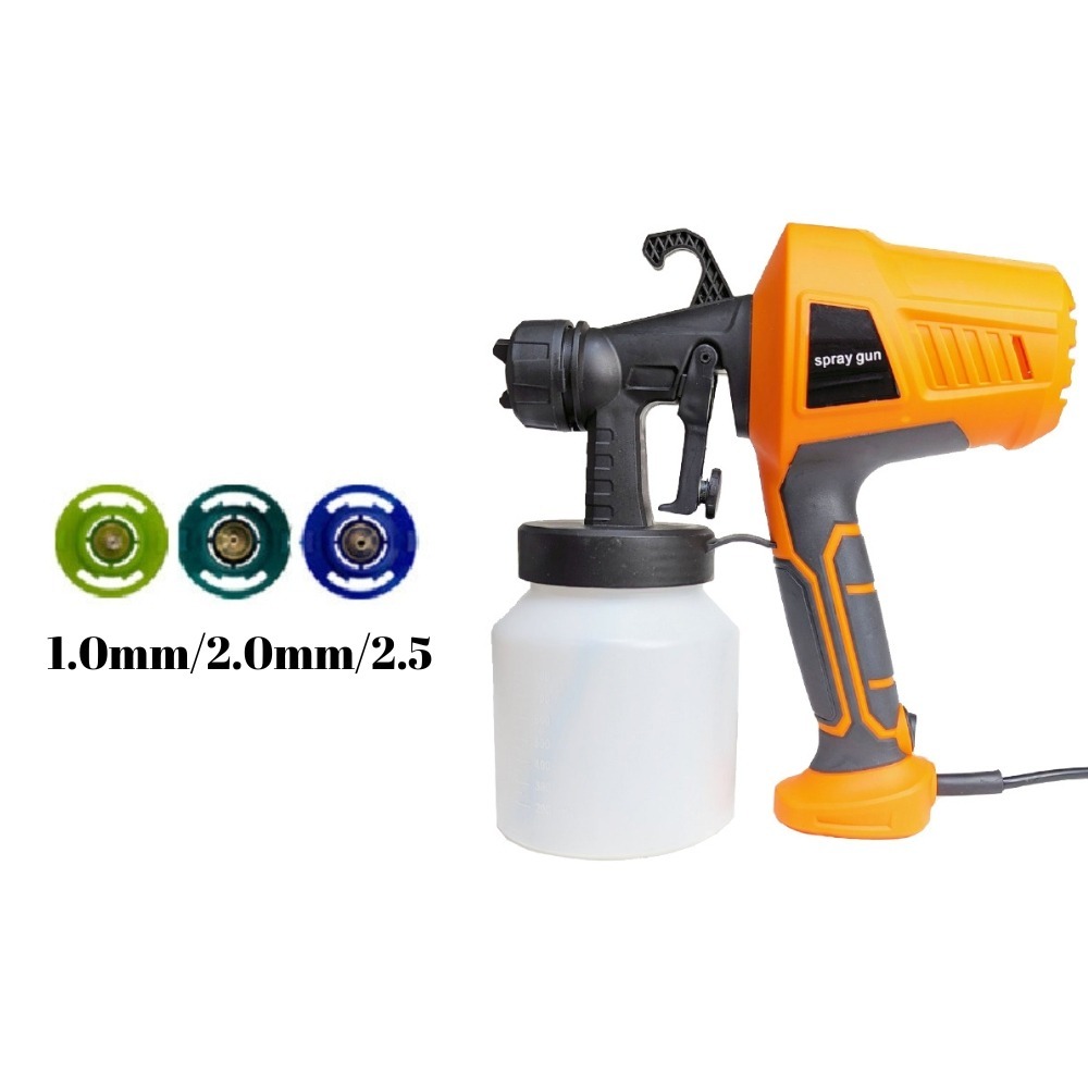 【森森五金】110V噴漆槍 (裸機+3噴嘴) 電動噴漆槍 噴塗 油漆乳膠漆水泥漆噴塗機 噴壺-規格圖6