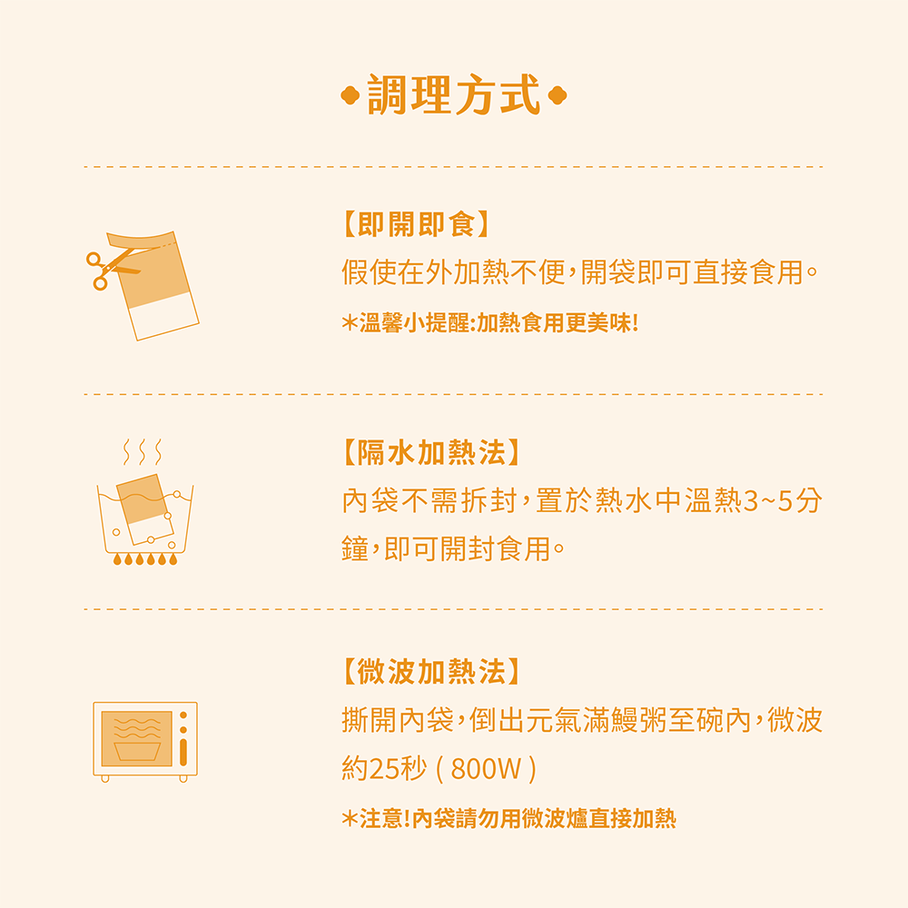 【漁嗜嚐】元氣滿鰻 鰻魚粥 (常溫，150g*6包/盒)-細節圖3