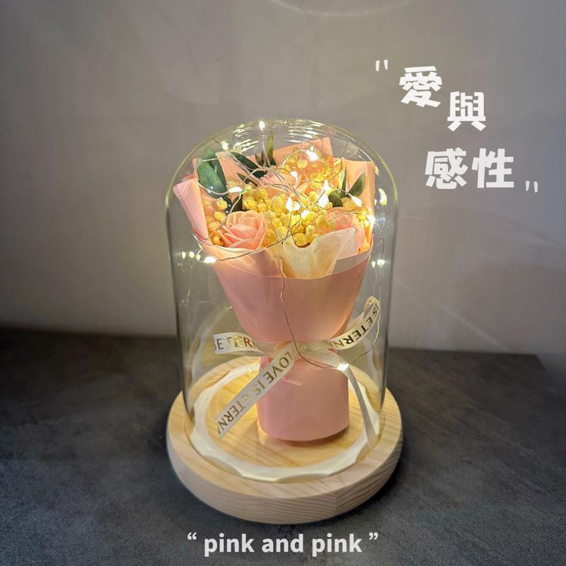 【台灣現貨】情人節禮物 香皂花擺飾 生日禮物 畢業禮物 情人節花束 升遷禮物 永生花 乾燥花 小花束  告白 情人節-細節圖5