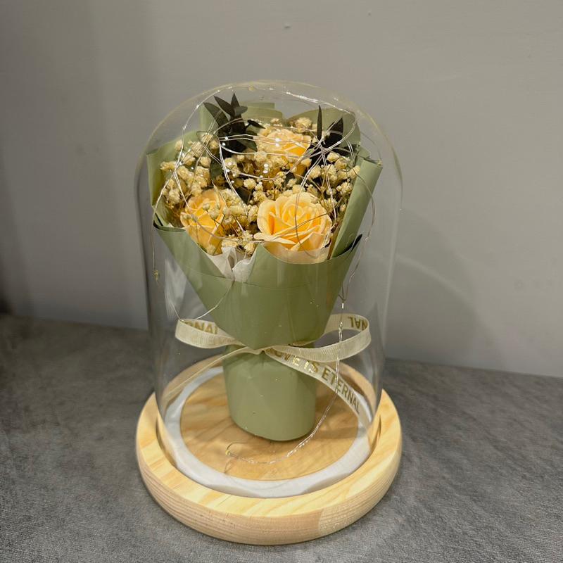 【台灣現貨】情人節禮物 香皂花擺飾 生日禮物 畢業禮物 情人節花束 升遷禮物 永生花 乾燥花 小花束  告白 情人節-細節圖6