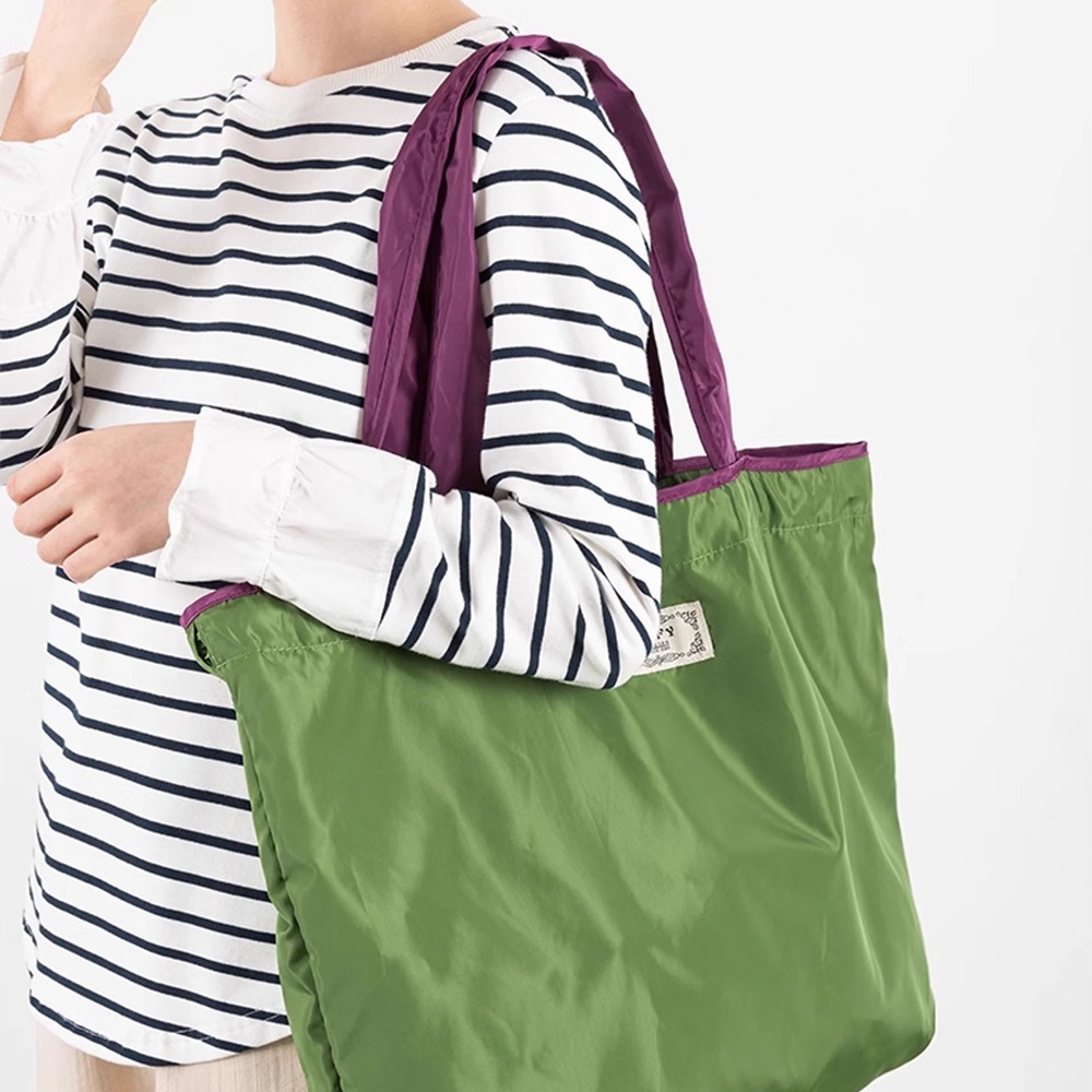 大容量抽繩環保購物袋【顏色隨機】SIN8864 購物袋 折疊購物袋-細節圖9