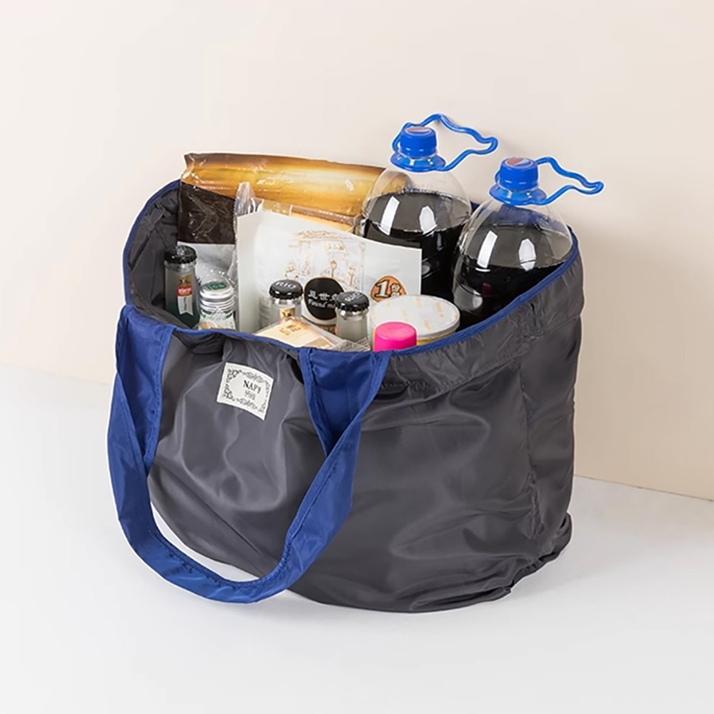 大容量抽繩環保購物袋【顏色隨機】SIN8864 購物袋 折疊購物袋-細節圖10