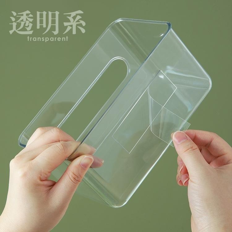 透明面紙盒 3699 面紙盒 紙巾盒 抽取式面紙盒-細節圖9