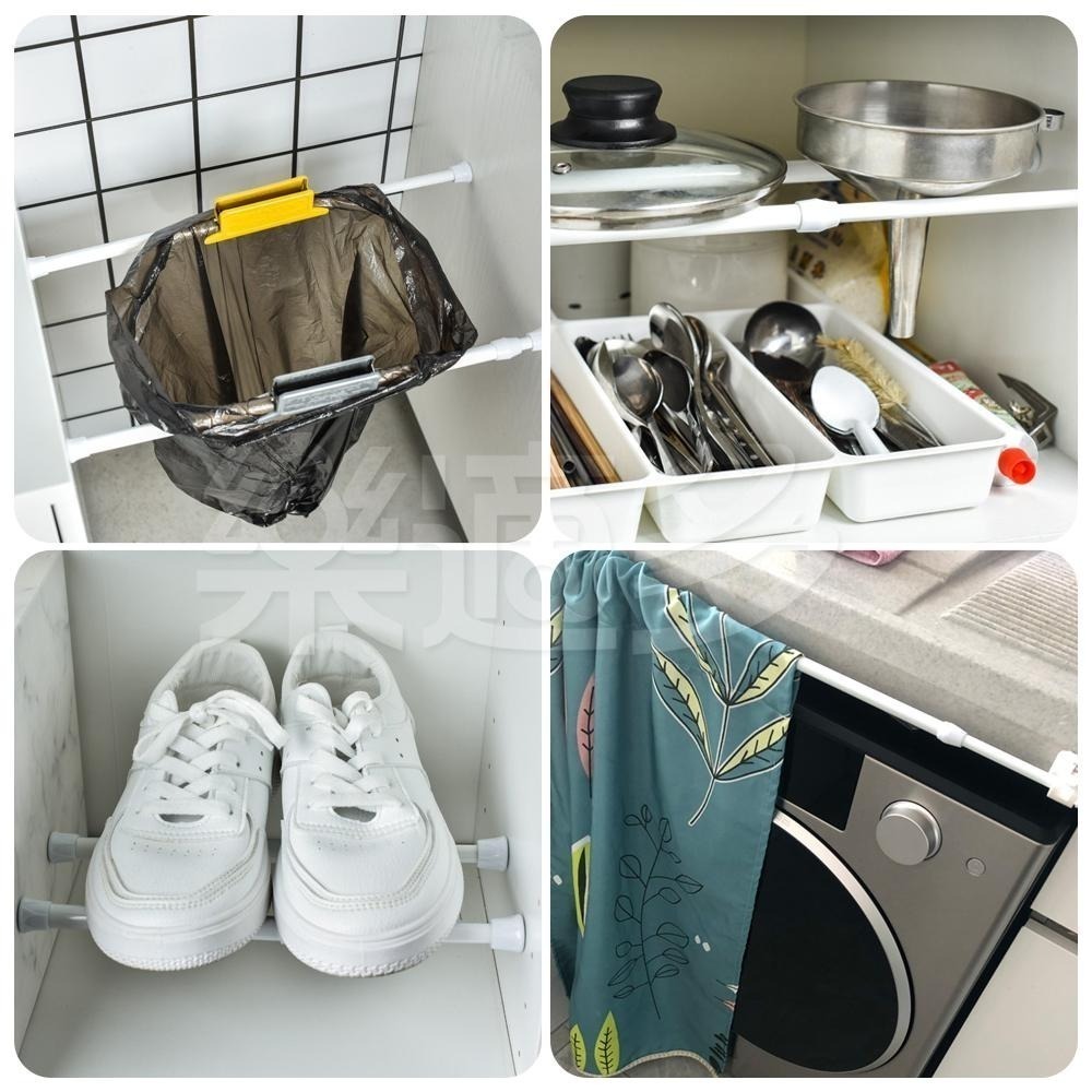 免打孔伸縮桿 SIN6246 伸縮桿 門簾桿 窗簾桿 衣架 衣櫃伸縮桿-細節圖5