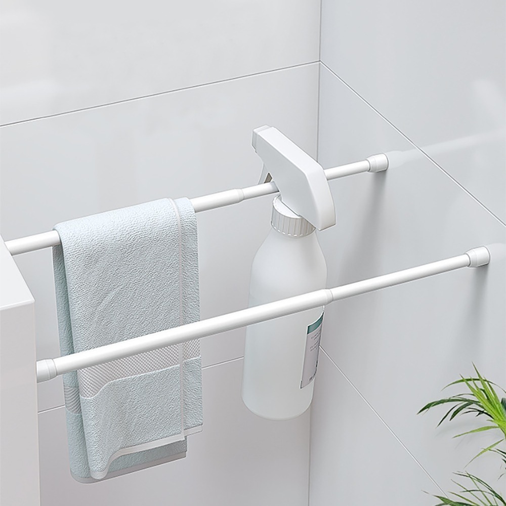 免打孔伸縮桿 SIN6246 伸縮桿 門簾桿 窗簾桿 衣架 衣櫃伸縮桿-細節圖6