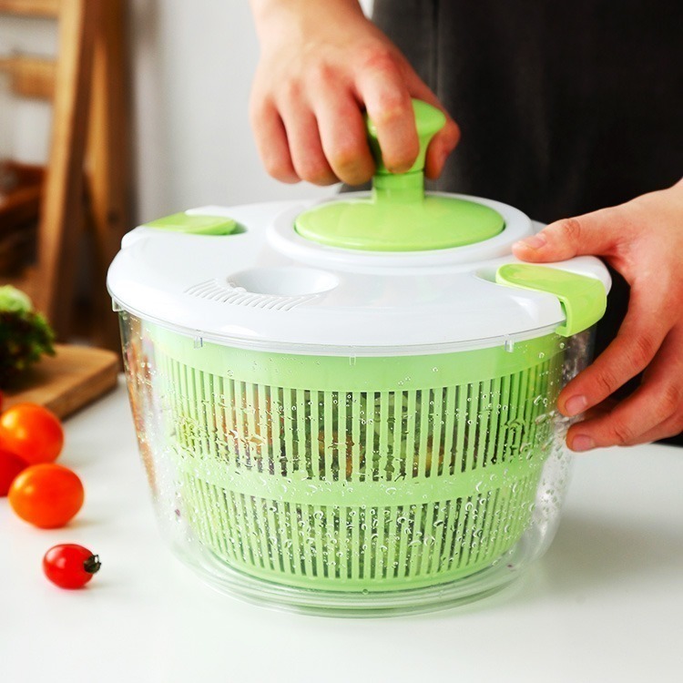 蔬果脫水器 TX57SG 手轉蔬果脫水器 生菜沙拉脫水器《5L》-細節圖11