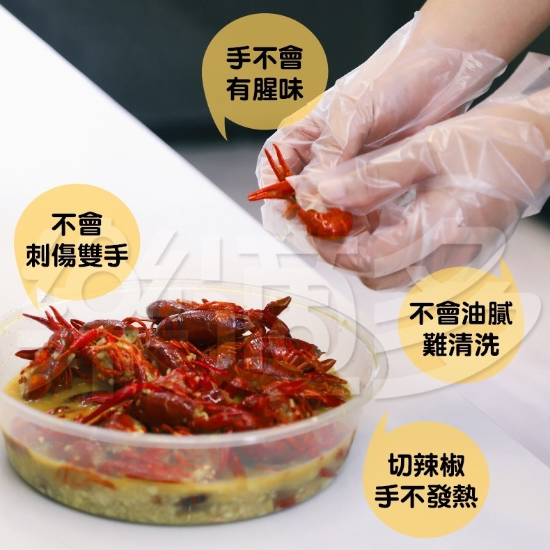 TPE多用手套 100個/盒 SIN8405 手扒雞手套 料理手套 園藝手套 TPE手套 家事手套-細節圖4