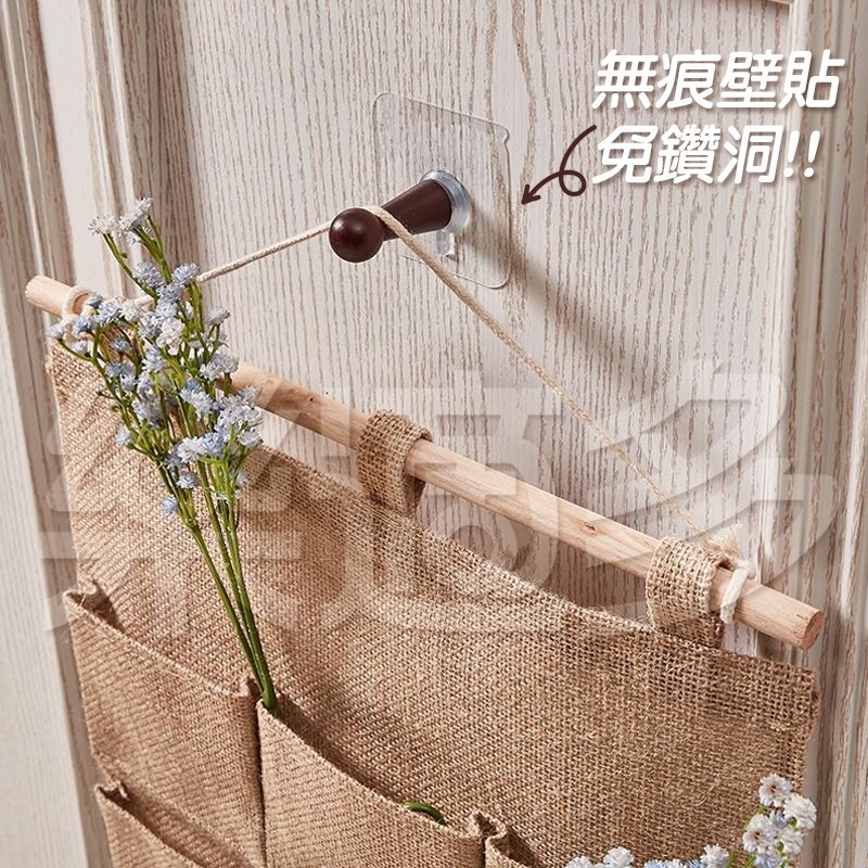 北歐簡約風木頭掛勾 SIN9243 掛勾 無痕掛勾-細節圖5