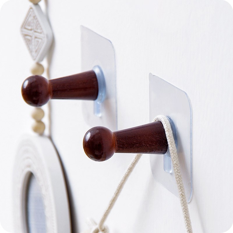北歐簡約風木頭掛勾 SIN9243 掛勾 無痕掛勾-細節圖7