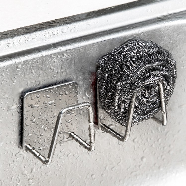 無痕壁貼不鏽鋼海綿架 SIN9207-細節圖10