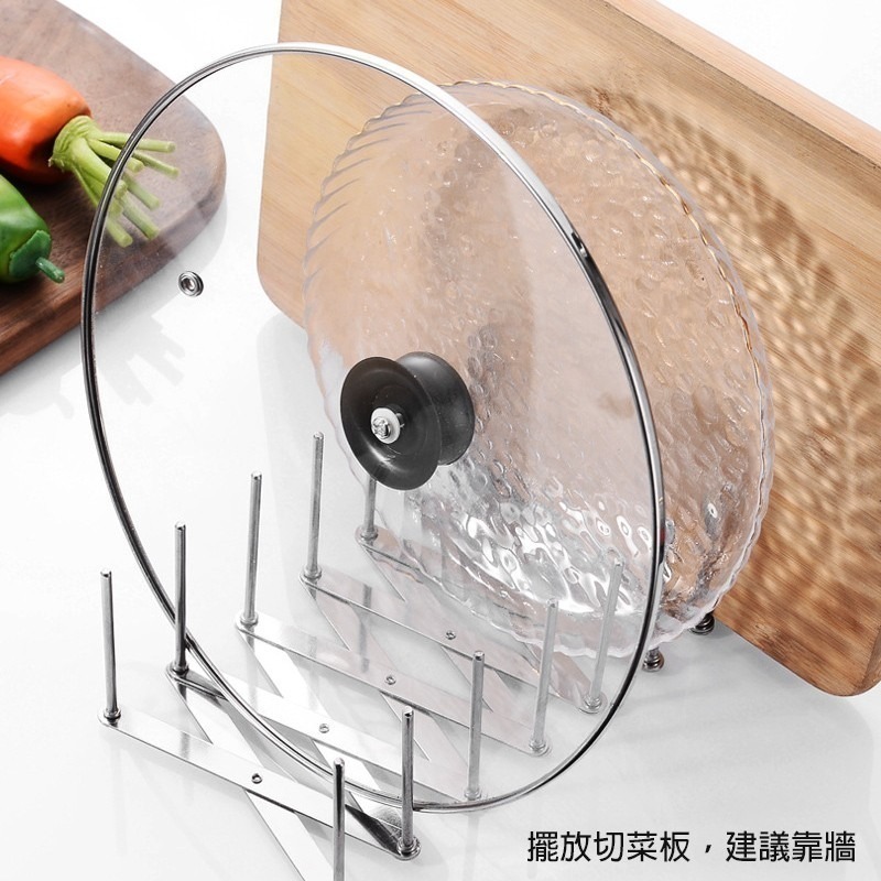 伸縮不鏽鋼餐盤收納架 SIN6221 蒸架 餐盤收納-細節圖8