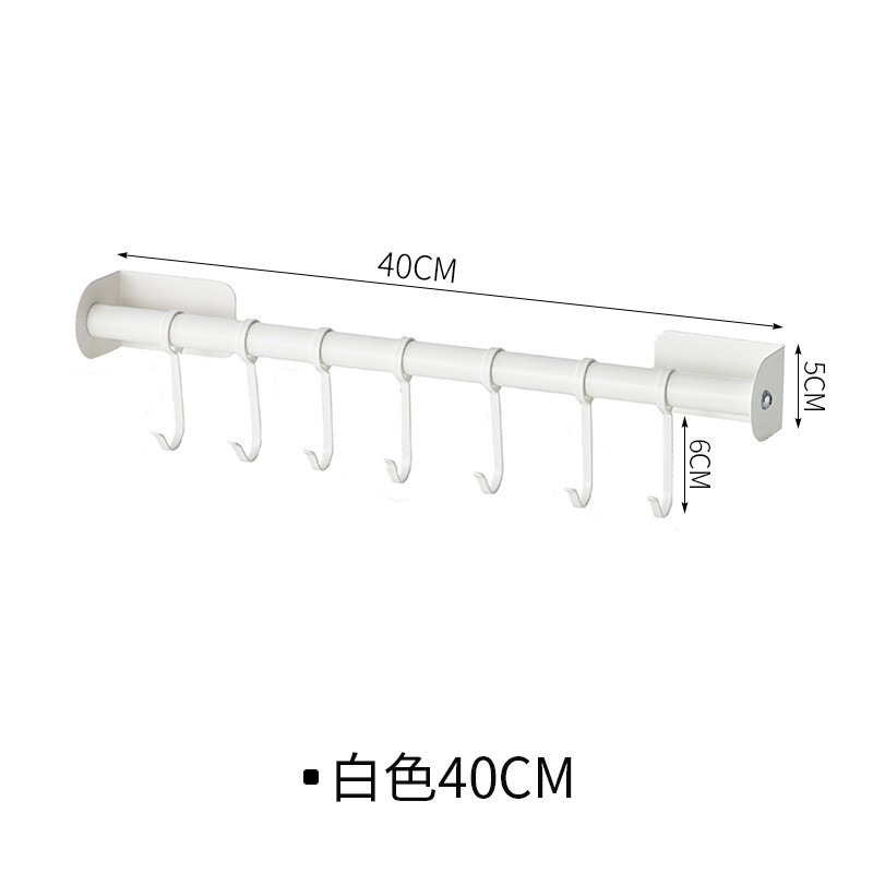 免打孔收納掛勾架 3355 廚房收納架 廚房收納掛架 烹飪工具收納 掛勾 掛架-細節圖5