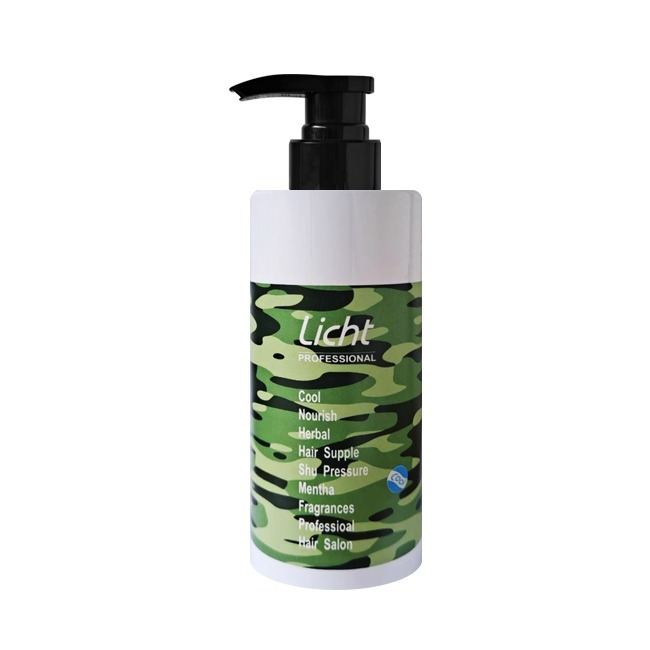 Licht 涼感薄荷葉香氛滋養冰精洗髮露 洗髮精《洗髮》500ml-細節圖2