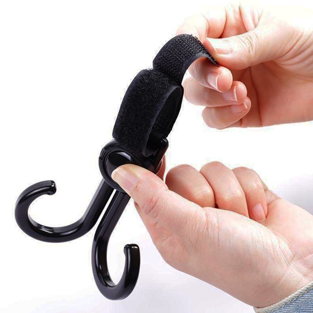 多功能萬用雙掛勾 SIN9280 掛勾 嬰兒車掛勾 魔鬼氈掛勾-細節圖5