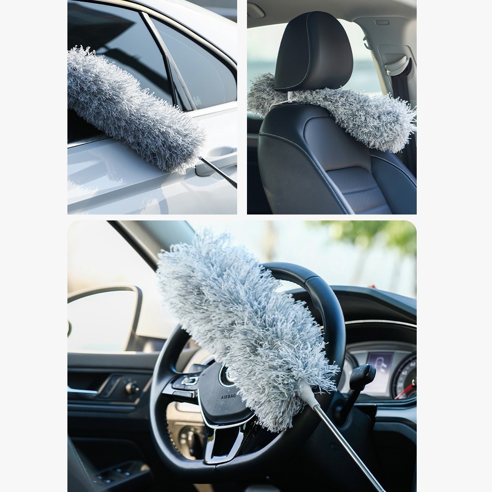 可彎曲伸縮加長除塵撢 SIN7068 除塵撢 清潔工具 雞毛撢子 除塵刷 撢子 雞毛撢子 灰塵撢 雞毛撢 灰塵刷-細節圖7