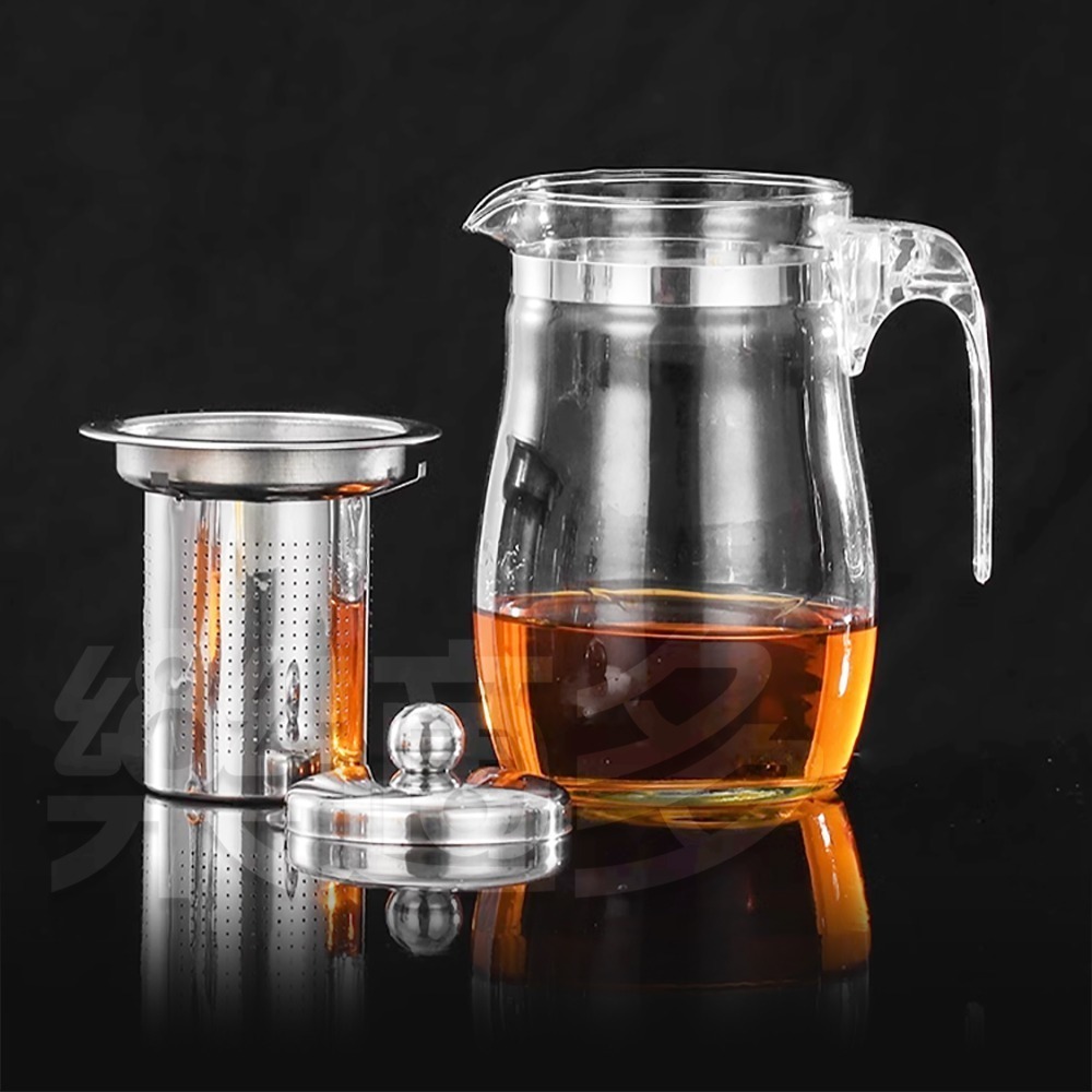 泡茶壼自帶304茶漏 SIN8141 茶壺 泡茶壺 玻璃壺 花茶壺-細節圖4