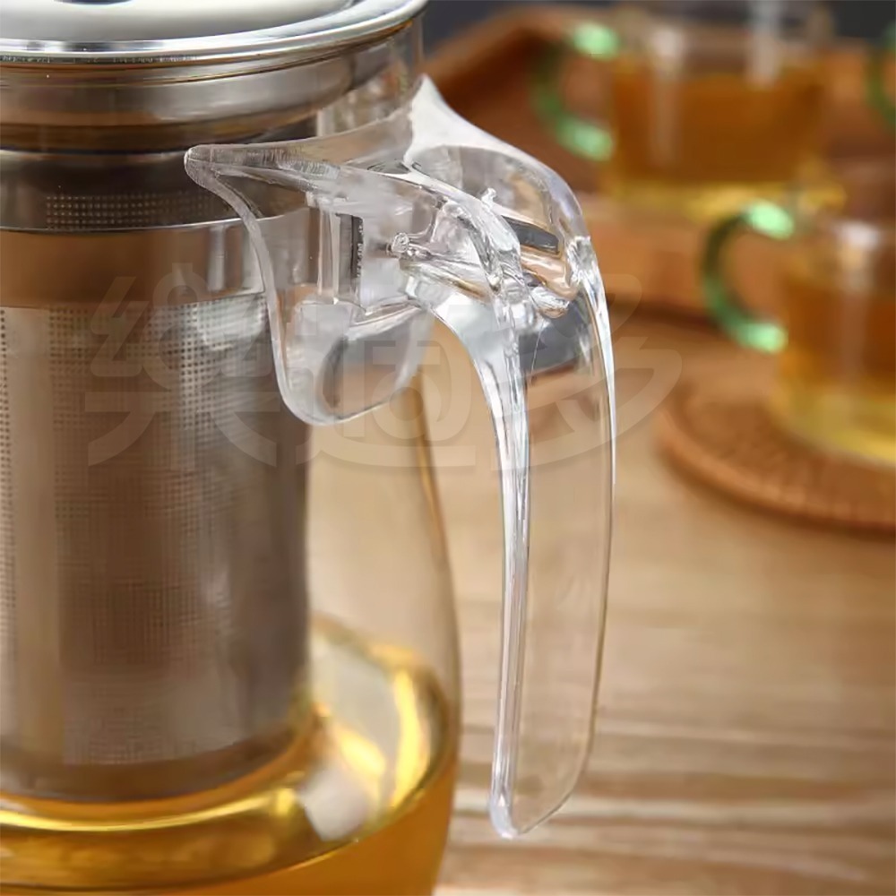 泡茶壼自帶304茶漏 SIN8141 茶壺 泡茶壺 玻璃壺 花茶壺-細節圖9