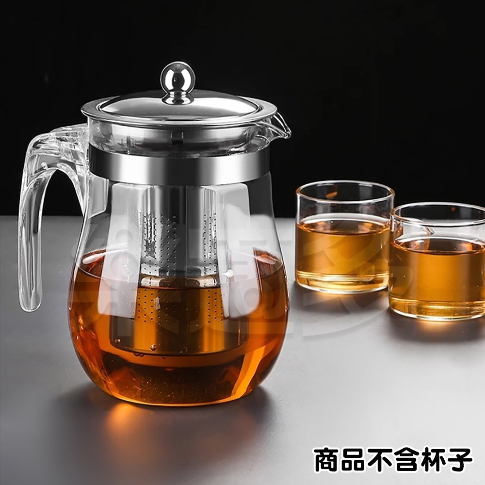 泡茶壼自帶304茶漏 SIN8141 茶壺 泡茶壺 玻璃壺 花茶壺-細節圖10