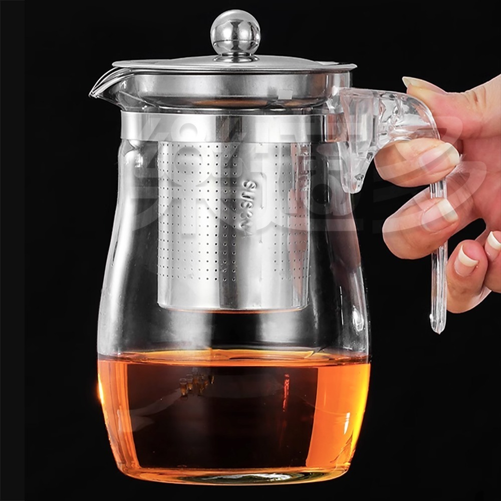 泡茶壼自帶304茶漏 SIN8141 茶壺 泡茶壺 玻璃壺 花茶壺-細節圖11