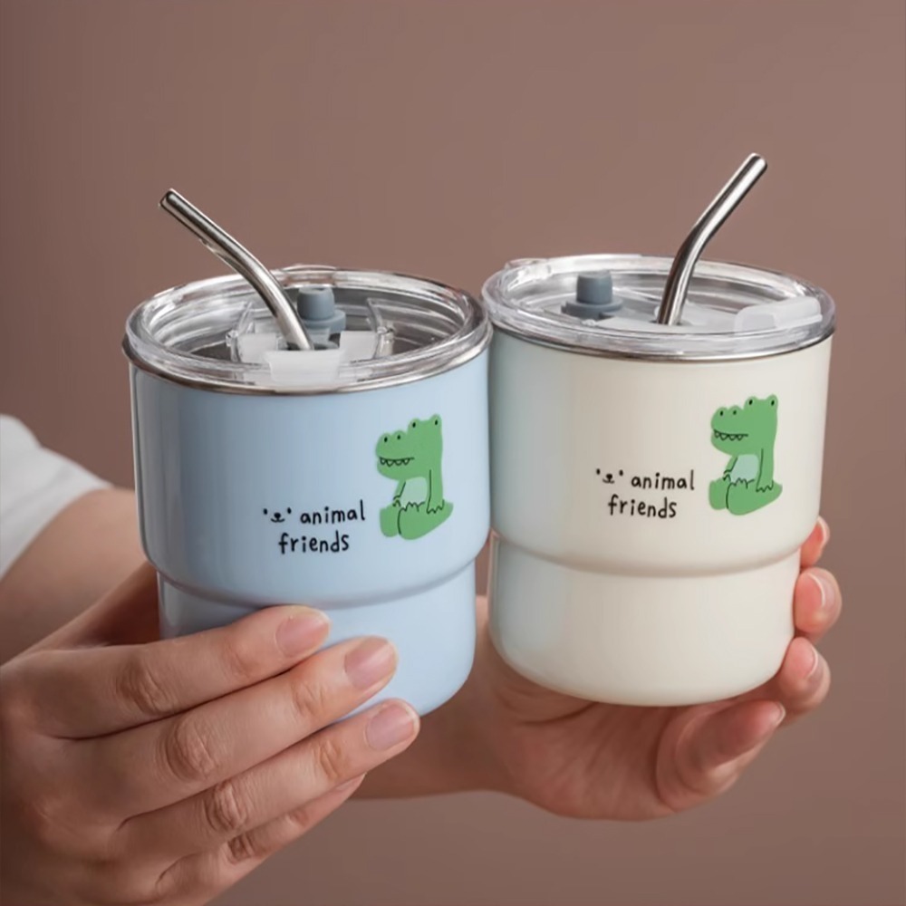 熊貓鱷魚304不鏽鋼隨行咖啡杯450ml SIN8150 咖啡杯 水杯 隨手杯 不鏽鋼杯-細節圖10