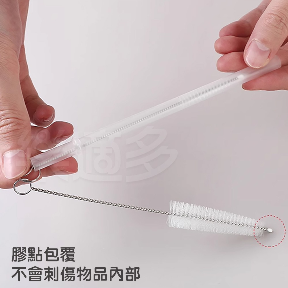 不鏽鋼壺嘴清潔刷4件組 SIN6631 杯刷 縫隙刷 保溫杯刷 吸管刷 壺嘴刷 奶瓶刷 杯具清潔刷-細節圖9