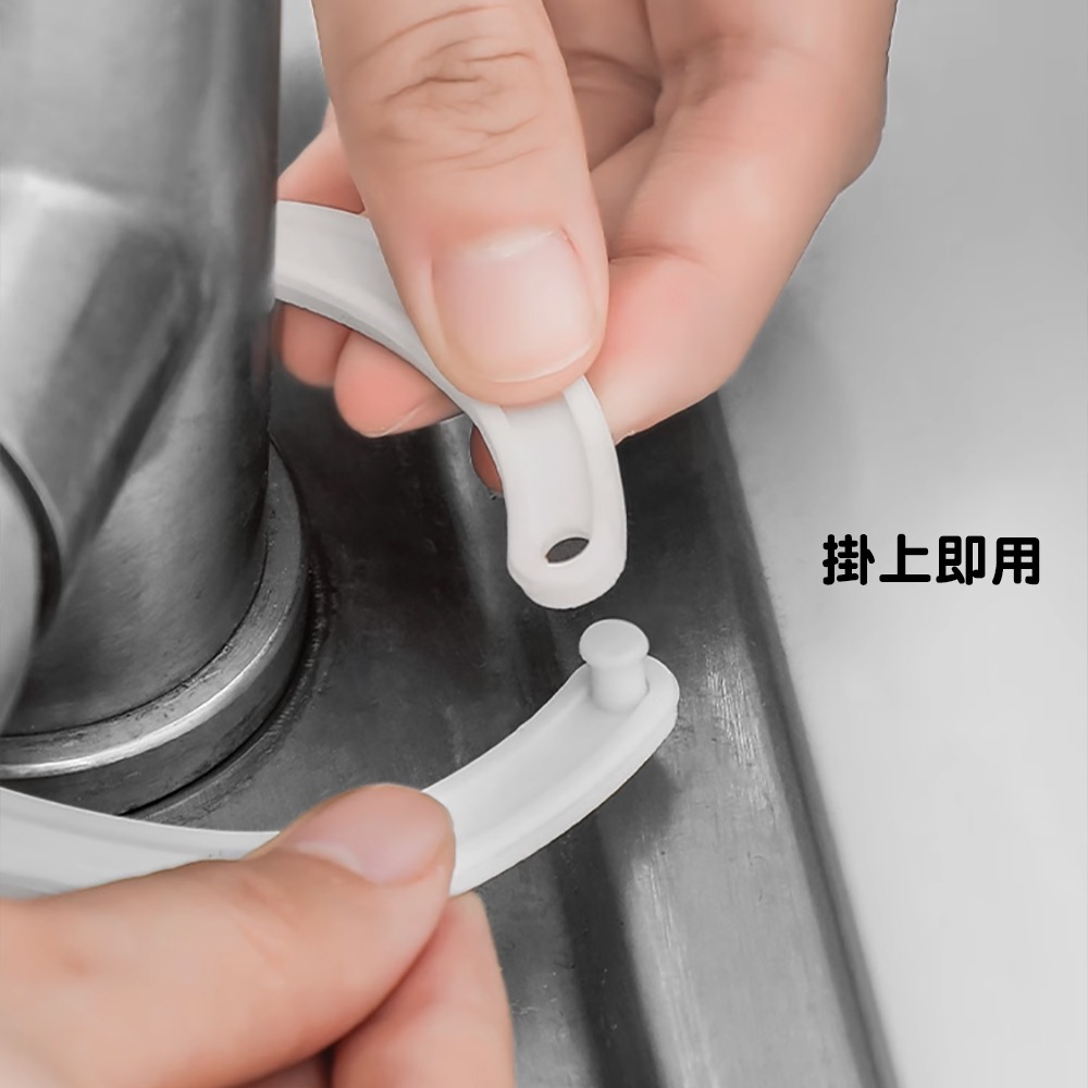 貓咪水槽海綿瀝水掛籃 SIN6227 海綿收納 清潔刷收納 水龍頭掛袋 瀝水收納袋 廚房收納 水槽清潔-細節圖7