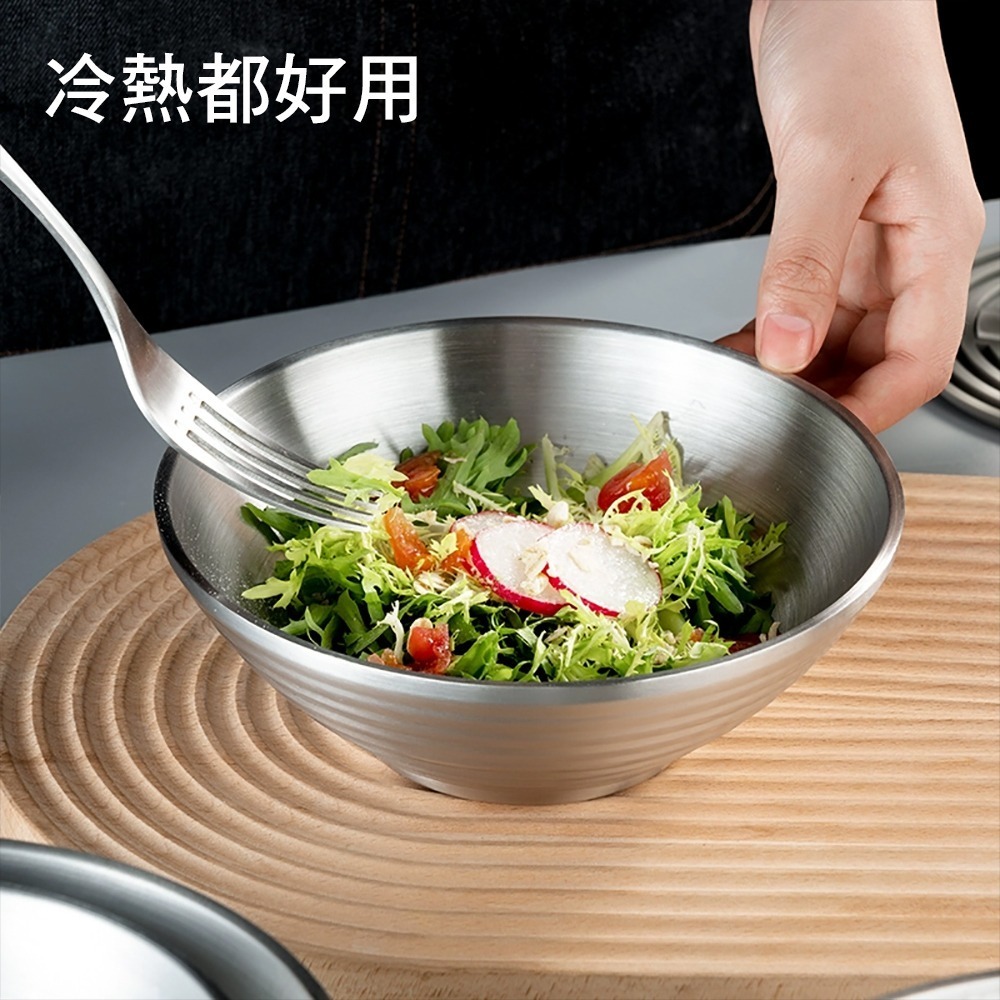 韓式304不鏽鋼拉麵碗 SIN6115 碗 不鏽鋼碗 防燙碗 拉麵碗 泡麵碗 湯碗-細節圖4