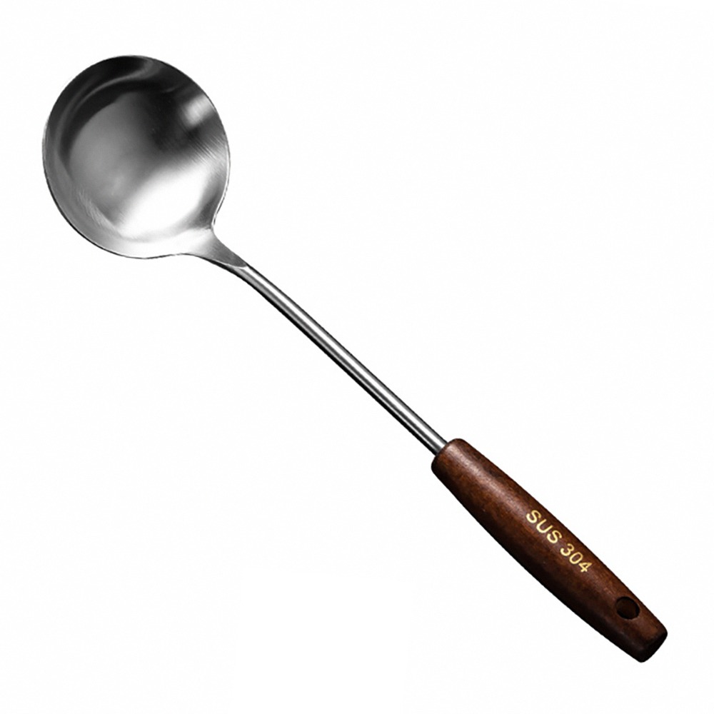 防燙木柄304不鏽鋼湯勺 SIN6015 湯勺-細節圖2