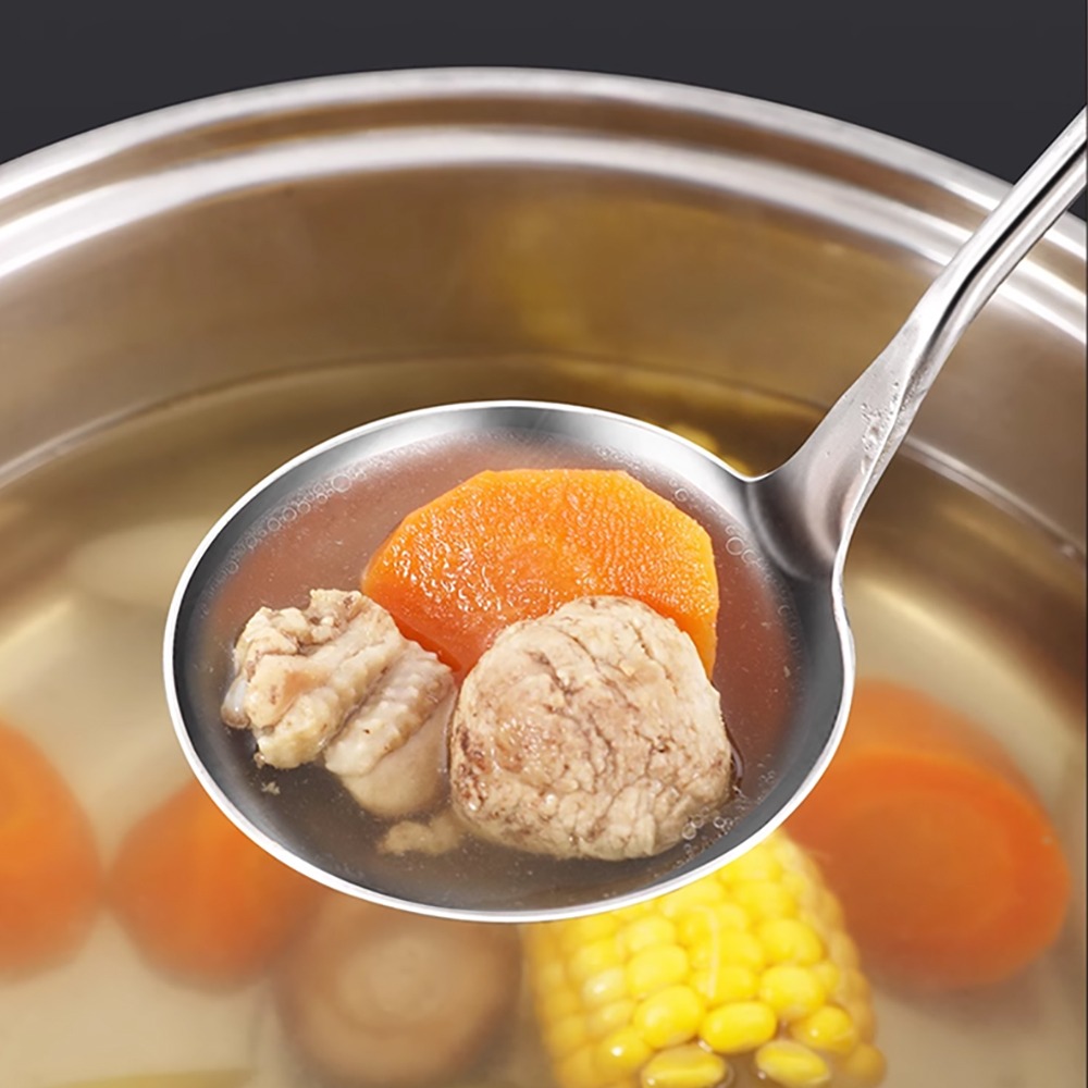 防燙木柄304不鏽鋼湯勺 SIN6015 湯勺-細節圖5