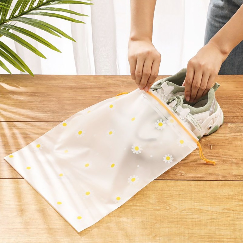 12入小雛菊束口袋 SIN8840 束口收納袋 束口袋 收納袋 衣物收納袋 旅行收納-細節圖8