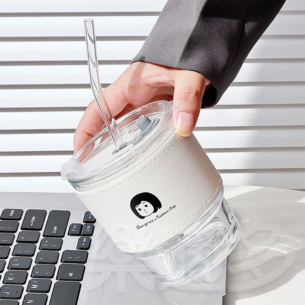 【水杯】阿妙阿瓜耐熱玻璃杯 19129 玻璃杯 水杯-細節圖5