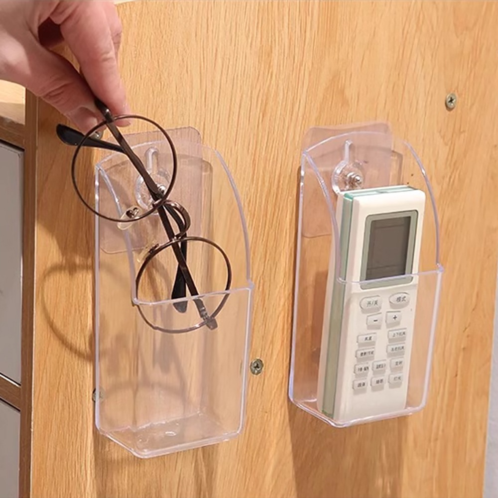 透明系遙控器收納盒 3595 遙控器收納盒 遙控器收納 無痕收納盒 居家收納 收納盒-細節圖8