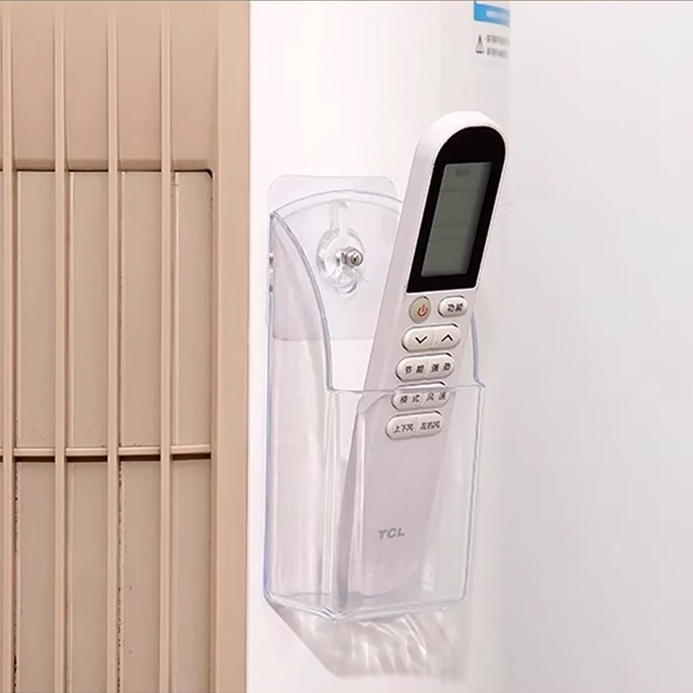 透明系遙控器收納盒 3595 遙控器收納盒 遙控器收納 無痕收納盒 居家收納 收納盒-細節圖9