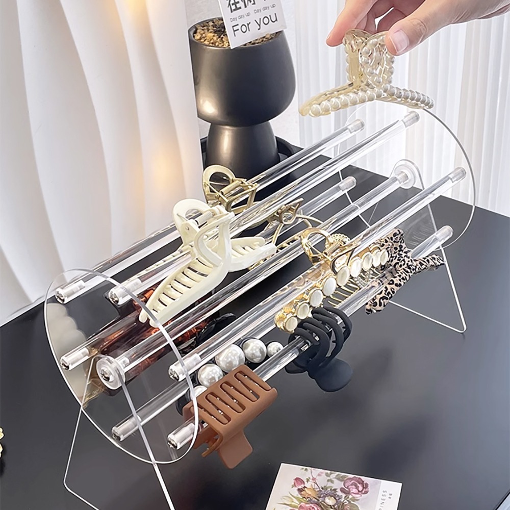 可旋轉鯊魚夾收納架 4930 飾品收納架 髮抓夾收納架 收納架 抓夾收納 鯊魚夾收納-細節圖5